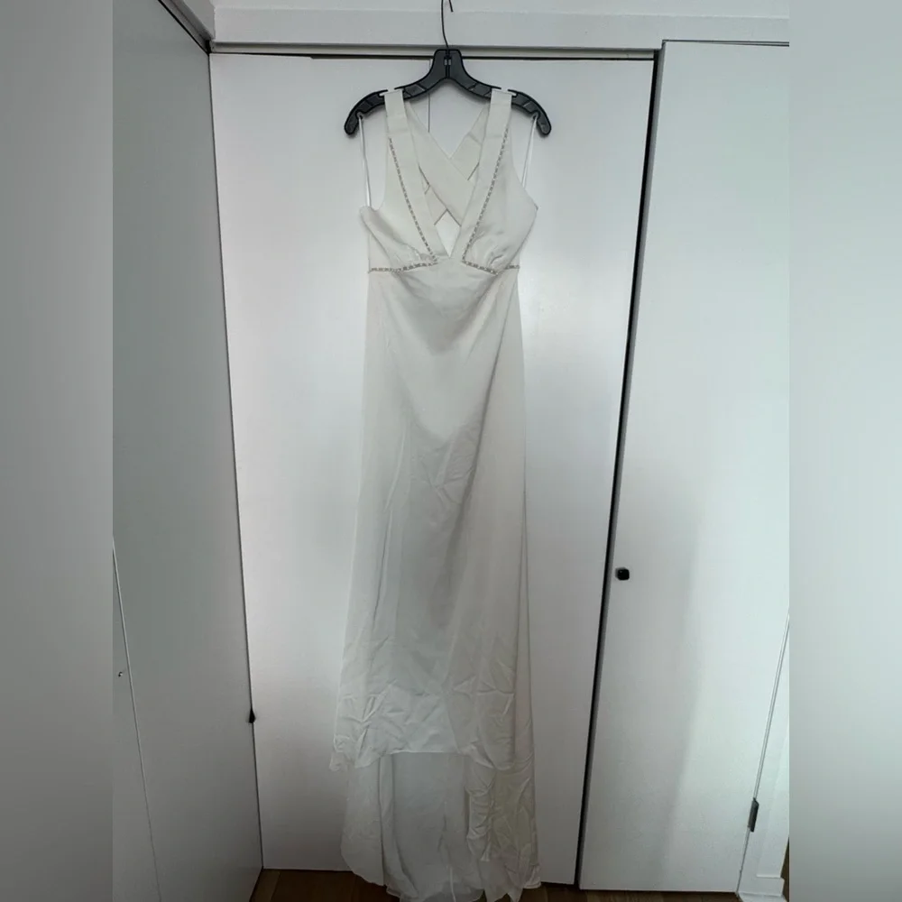 Sachin & Babi NWT BHLDN Anthropologie Astor Bridal Gown Sz 4 - Picture 5 of 16